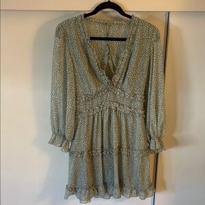 Elegant Floral Print Dress